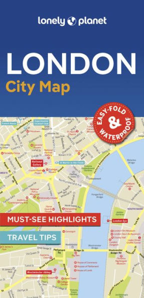 Lonely Planet London City Map