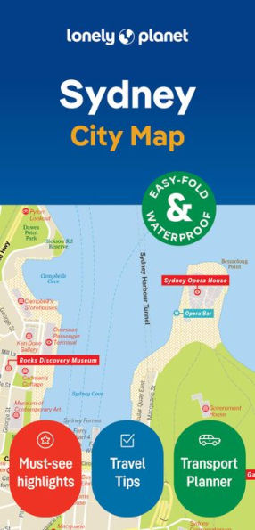 Lonely Planet Sydney City Map