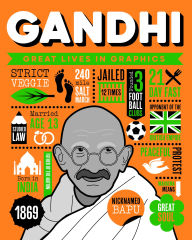 Title: Great Lives in Graphics: Gandhi, Author: Button Books