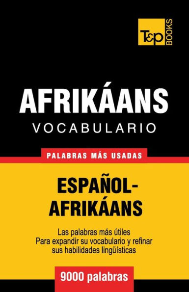 Vocabulario Espaï¿½ol-Afrikï¿½ans