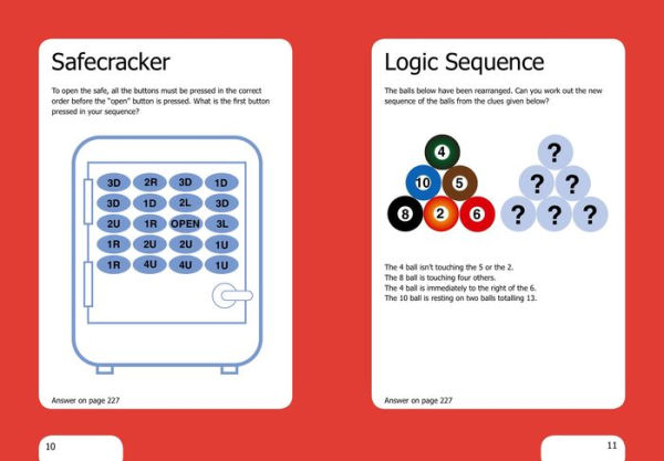 Challenging Puzzles: Training for Busy Brains (Brain Boosters), Full Color Puzzles Including Sudoku, Logic Problems and Riddles