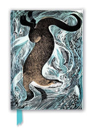 Title: Angela Harding: Fishing Otter (Foiled Journal), Author: Flame Tree Studio