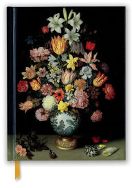 Title: National Gallery: Bosschaert: A Still Life of Flowers (Blank Sketch Book), Author: Flame Tree Studio