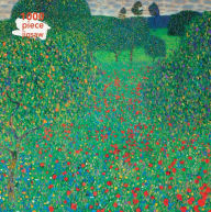 Title: Adult Jigsaw Puzzle Gustav Klimt: Poppy Field: 1000-piece Jigsaw Puzzles