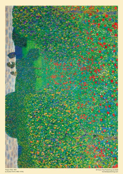 Adult Jigsaw Puzzle Gustav Klimt: Poppy Field: 1000-piece Jigsaw Puzzles