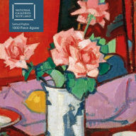 Title: Adult Jigsaw Puzzle National Galleries Scotland - Samuel Peploe: Pink Roses, Chinese Vase: 1000-piece Jigsaw Puzzles
