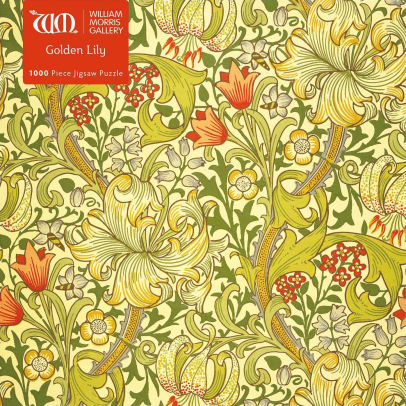 Adult Jigsaw Puzzle William Morris Gallery Golden Lily 1000 Piece Jigsaw Puzzles By Flame Tree Publishing Barnes Noble