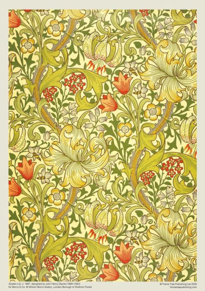 Adult Jigsaw Puzzle William Morris Gallery: Golden Lily: 1000-piece Jigsaw Puzzles