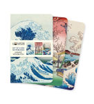 Alternative view 1 of Japanese Woodblocks Set of 3 Mini Notebooks
