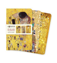 Title: Gustav Klimt Set of 3 Mini Notebooks, Author: Flame Tree Studio