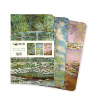 Title: Claude Monet Set of 3 Mini Notebooks, Author: Flame Tree Studio