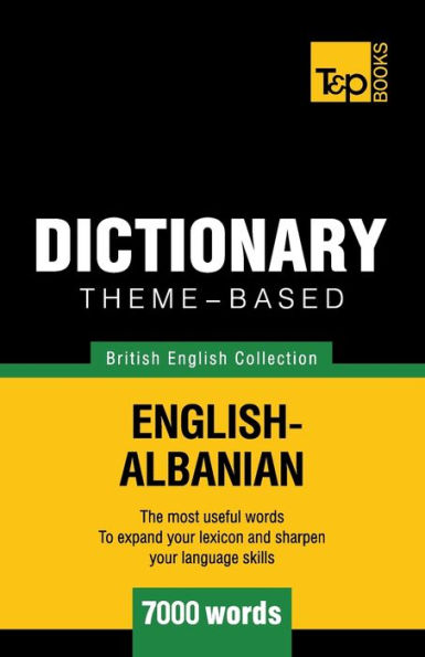 Theme-based dictionary British English-Albanian