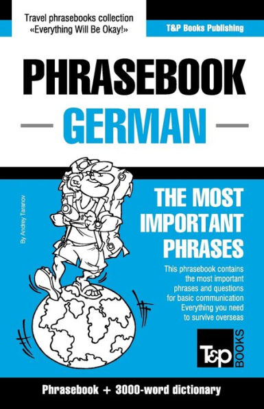 English-German Phrasebook and 3000-word topical vocabulary