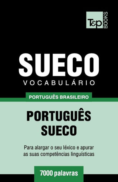 Vocabulï¿½rio Portuguï¿½s Brasileiro-Sueco - 7000 palavras