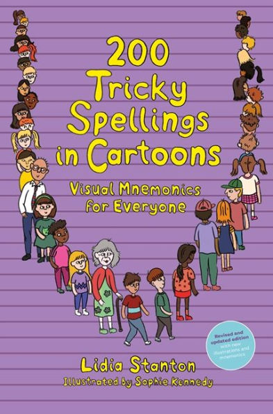 200 Tricky Spellings Cartoons: Visual Mnemonics for Everyone - UK edition