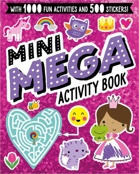 Mini Mega Activity Book- Pink
