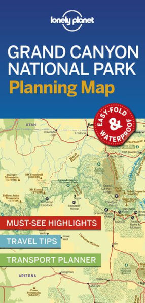 Lonely Planet Grand Canyon National Park Planning Map