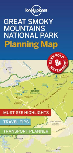 Lonely Planet Great Smoky Mountains National Park Planning Map