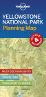 Lonely Planet Yellowstone National Park Planning Map