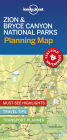 Lonely Planet Zion & Bryce Canyon National Parks Planning Map 1