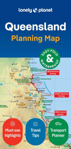 Lonely Planet Queensland Planning Map