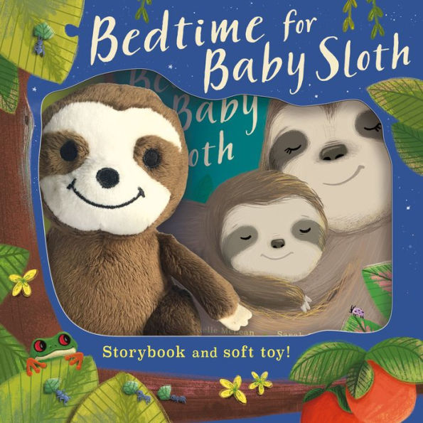 Bedtime for Baby Sloth Book + Plush