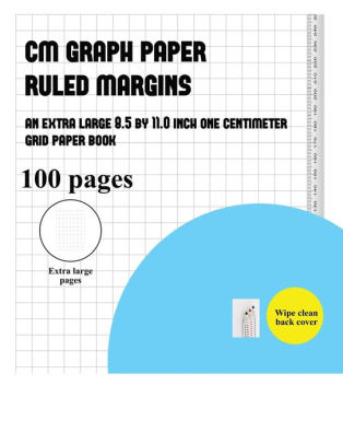cm graph paper ruled margins an extra large 8 5 by 11 0 inch 5 cm graph paper