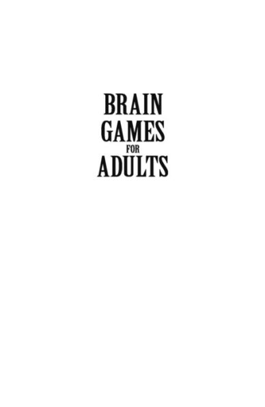 Brain Games for Adults: Mixed Puzzles and Smart Brainteasers to Challenge Your IQ