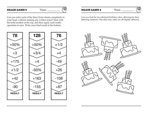 Brain Games for Adults: Mixed Puzzles and Smart Brainteasers to Challenge Your IQ