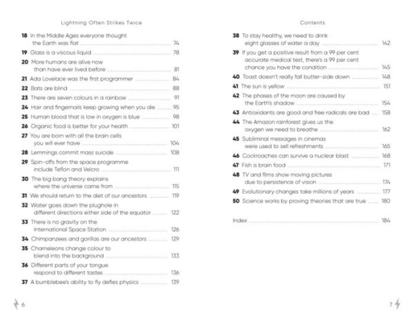 Lightning Often Strikes Twice: The 50 Biggest Misconceptions Science