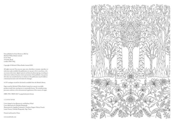 The Wellbeing Colouring Book: Calm