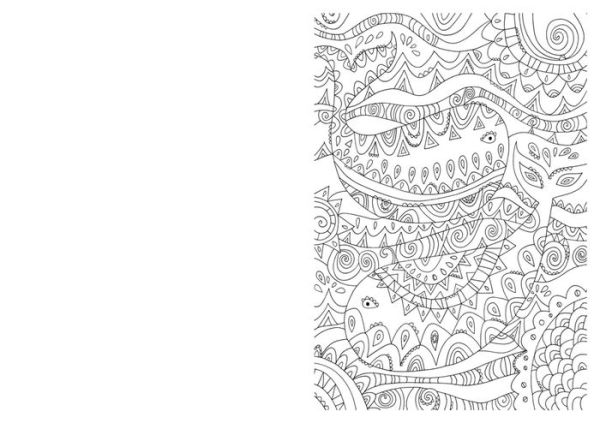 The Wellbeing Colouring Book: Calm