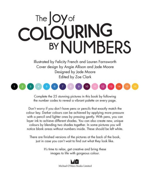 The Joy of Colouring by Numbers