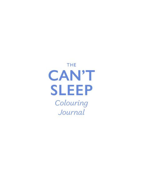The Can't Sleep Colouring Journal