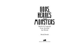 Alternative view 5 of Gods, Heroes and Monsters: Myths and Legends from Around the World
