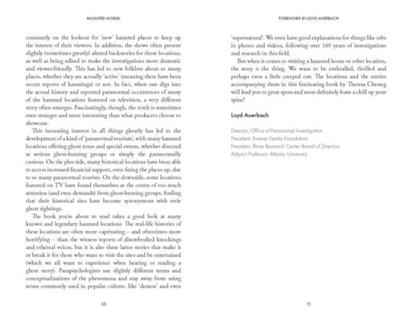 Haunted World: 101 Ghostly Places and Encounters (with a foreword by Loyd Auerbach)