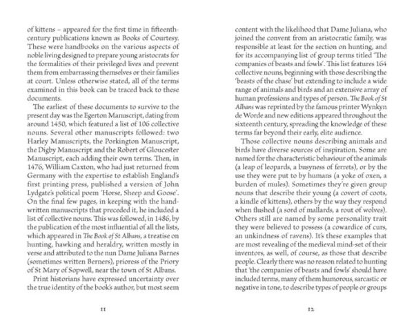 A Parliament of Owls: Book Collective Nouns