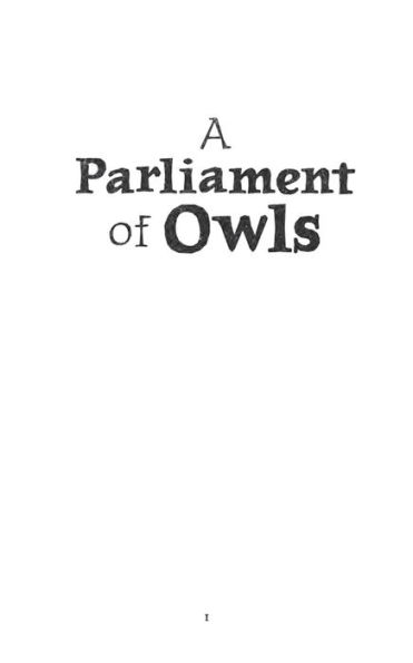A Parliament of Owls: Book Collective Nouns