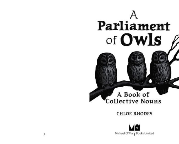 A Parliament of Owls: Book Collective Nouns