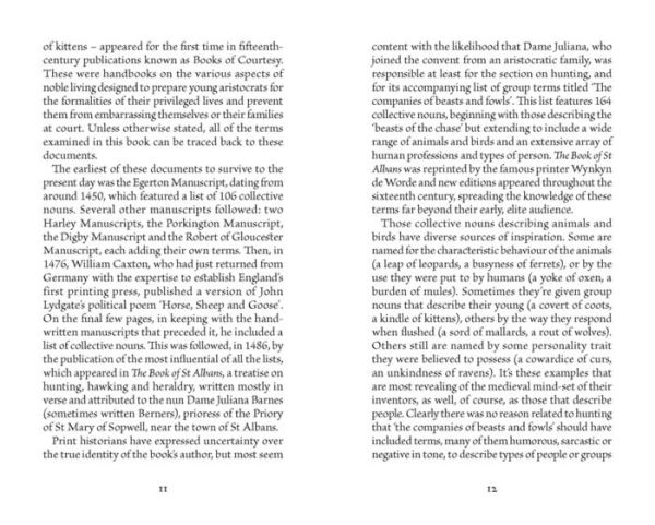 A Parliament of Owls: Book Collective Nouns