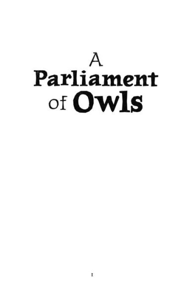 A Parliament of Owls: Book Collective Nouns