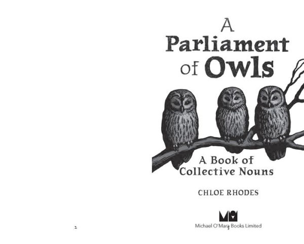 A Parliament of Owls: Book Collective Nouns