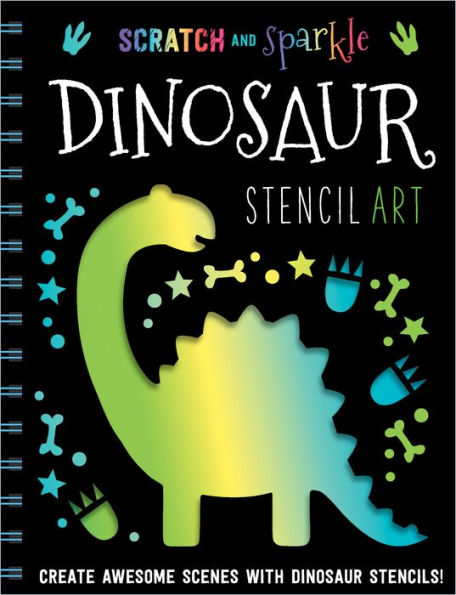 Dinosaur Stencil Art