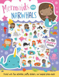 Title: Puffy Stickers Mermaids and Narwhals, Author: Make Believe Ideas