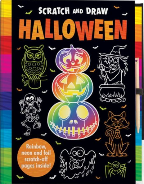 Scratch and Draw Halloween - Scratch Art Activity Book