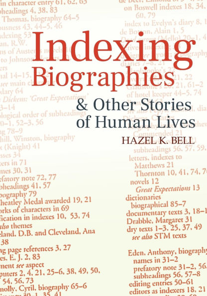 Indexing Biographies and Other Stories of Human Lives