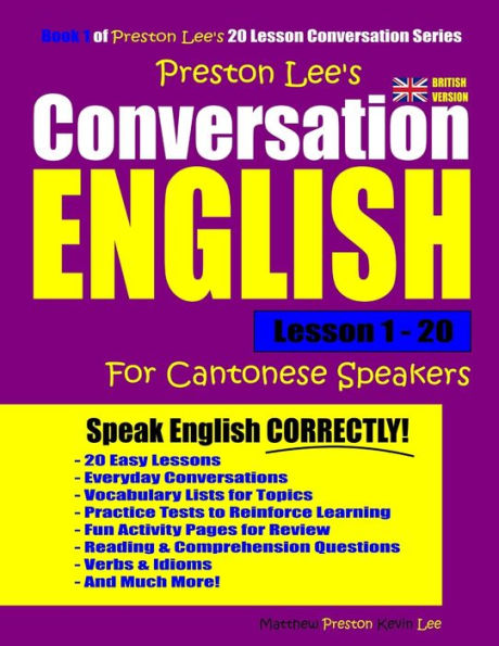 Preston Lee's Conversation English For Cantonese Speakers Lesson