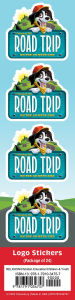 Title: VBS 2025 Road Trip Logo Stickers (Pkg of 24): On the Go with God, Author: Cokesbury
