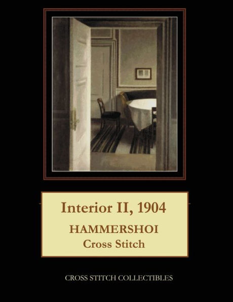 Interior II, 1904: Hammershoi Cross Stitch Pattern