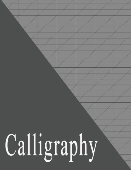 Beginners Calligraphy Workbook: Slanted Practice Grid Paper